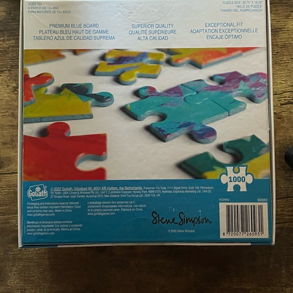 COMPLETE 1000 piece Goliath Beautiful Destinations Puzzle - Picture 2 of 2